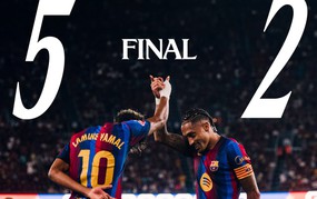 Yamal - Raphinha tỏa sáng, Barcelona tạo mưa bàn thắng và chiếm ngôi đầu La Liga