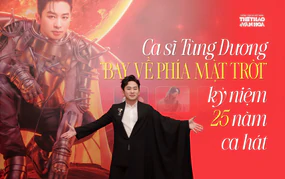 Ca sĩ Tùng Dương "Bay về phía mặt trời" kỷ niệm 25 năm ca hát