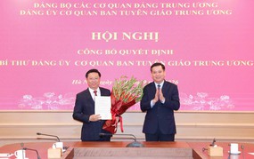 Đồng chí Trần Thanh Lâm giữ chức Bí thư Đảng uỷ cơ quan Ban Tuyên giáo Trung ương