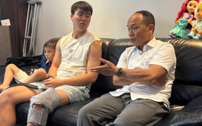 Duy Mạnh nghỉ dài hạn, LĐBĐ Việt Nam tới tận nhà động viên sau ca phẫu thuật ở Mỹ