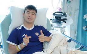 Trung vệ Đỗ Duy Mạnh phẫu thuật thành công tại Mỹ, cập nhật tình hình điều trị