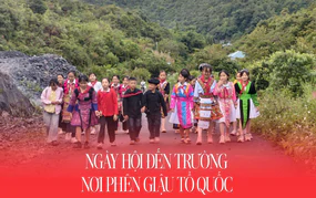 Ngày hội đến trường nơi phên giậu Tổ quốc