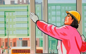 Giải mã nhiều điều lạ qua tranh cổ động Triều Tiên