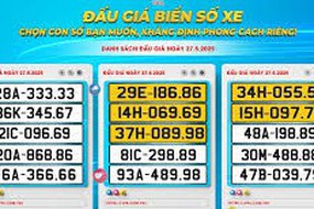 Sẽ xuất hiện siêu phẩm biển số xe mô tô, xe gắn máy ngày 27/05/2025