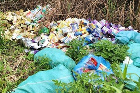 Thành phố Hồ Chí Minh: Giám định hơn 4.200 hộp thực phẩm chức năng đổ trộm ven đường