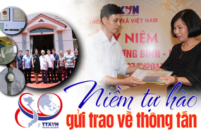 Niềm tự hào gửi trao về Thông tấn