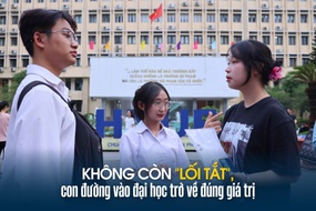 Không còn "lối tắt", con đường vào đại học trở về đúng giá trị