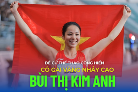 Đề cử Thể thao Cống hiến: 'Cô gái vàng nhảy cao' Bùi Thị Kim Anh