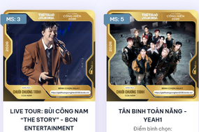 Bình chọn Giải Âm nhạc Cống hiến 2026: Nhiều hạng mục tăng tốc mạnh, xuất hiện thế bám đuổi sát nút