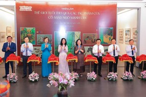 Triển lãm "Thế giới tuổi thơ qua các tác phẩm của cố NSND Ngô Mạnh Lân"