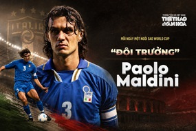 Mỗi ngày một ngôi sao World Cup: "Đội trưởng" Paolo Maldini