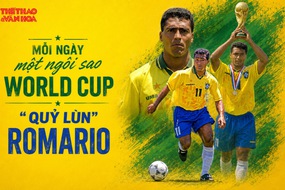 Mỗi ngày một ngôi sao World Cup: "Quỷ lùn" Romario 