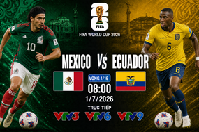 Cuộc chiến ngôi sao Mexico vs Ecuador (vòng 32 đội World Cup 2026): Jimenez so tài Pacho