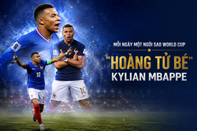 Mỗi ngày một ngôi sao World Cup: "Hoàng tử bé" Kylian Mbappe