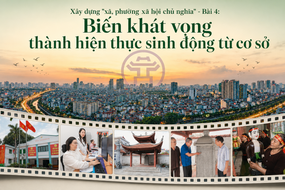 Xây dựng "xã, phường xã hội chủ nghĩa" - Bài 4: Biến khát vọng thành hiện thực sinh động từ cơ sở