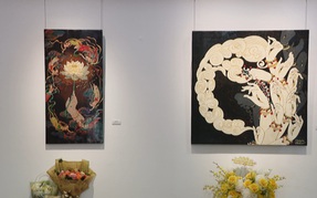 Triển lãm 'Sen đầu hạ' đưa nghệ thuật Phật giáo đến gần hơn với công chúng