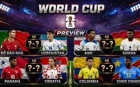 VIDEO Bản tin PREVIEW World Cup 2026 ngày 22/6: Bồ Đào Nha vs Uzbekistan I Ronaldo giải tỏa áp lực, quyết ghi bàn bám đuổi Messi
