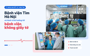 Nghị quyết 57-NQ/TW: Bệnh viện Tim Hà Nội và hành trình hướng tới bệnh viện không giấy tờ