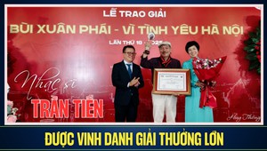 Giải thưởng Bùi Xuân Phái - Vì tình yêu Hà Nội lần 18 - 2025: Nhạc sĩ Trần Tiến được vinh danh Giải thưởng Lớn