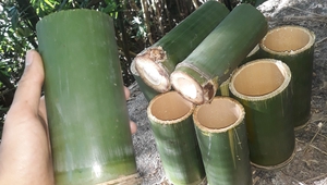 Chữ và nghĩa: "Ống tre đè miệng giạ"