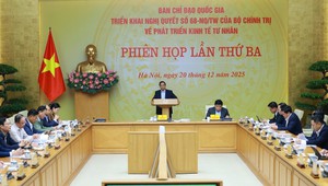Thủ tướng chủ trì Phiên họp lần thứ ba của BCĐ phát triển kinh tế tư nhân