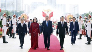 Tổng Bí thư dự khai mạc Đại hội Thi đua yêu nước toàn quốc lần thứ XI