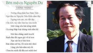Nhà thơ Vương Trọng: Một lòng yêu kính đại thi hào Nguyễn Du