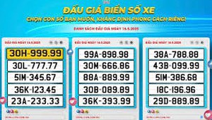 ĐI TÌM CHỦ NHÂN CỦA BIỂN SỐ HOT 999.99 – ĐẤU GIÁ TRỰC TUYẾN NGÀY 16/5/2025!