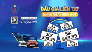 Đấu giá biển số ngày 20/5/2025: Biển số đẹp - Khẳng định cá tính 