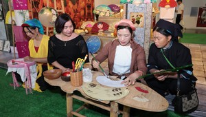 "Tinh hoa Văn hóa Việt Nam" tạo nên không gian "Sắc Xuân Việt" tại Hội chợ Mùa Xuân 2026