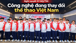 Nghị quyết 57-NQ/TW: Công nghệ đang thay đổi thể thao Việt Nam