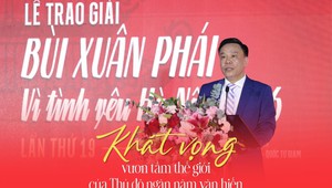 Giải thưởng "Bùi Xuân Phái - Vì tình yêu Hà Nội" năm 2026: Khát vọng vươn tầm thế giới của Thủ đô ngàn năm văn hiến