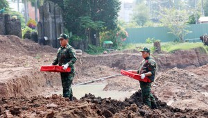 Tiếp tục triển khai công tác tìm kiếm, quy tập hài cốt liệt sĩ tại công viên Lê Thị Riêng