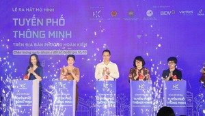 "Tuyến phố thông minh” đưa công nghệ số vào đời sống phố cổ Hà Nội