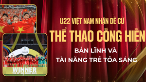 U22 Việt Nam nhận đề cử Thể thao Cống Hiến: Bản lĩnh và tài năng trẻ tỏa sáng