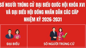 500 người trúng cử Đại biểu Quốc hội khóa XVI