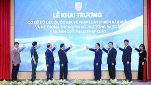 Phó Thủ tướng Lê Tiến Châu dự Lễ Khai trương Cơ sở dữ liệu quốc gia về pháp luật phiên bản mới