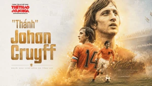 Mỗi ngày một ngôi sao World Cup: "Thánh" Johan Cruyff 