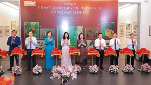 Triển lãm "Thế giới tuổi thơ qua các tác phẩm của cố NSND Ngô Mạnh Lân"