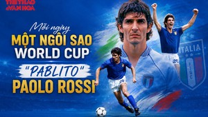 Mỗi ngày một ngôi sao World Cup: "Pablito" Paolo Rossi