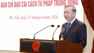 Tổng Bí thư, Chủ tịch nước chủ trì Hội nghị tổng kết hoạt động của Ban Chỉ đạo cải cách Tư pháp Trung ương