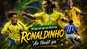 Mỗi ngày một ngôi sao World Cup: "Ảo thuật gia" Ronaldinho