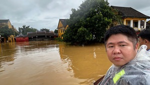Nhà báo Trần Lê Lâm và thông điệp "Nước dâng người không lùi"