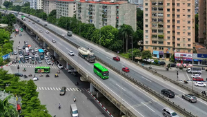 Hà Nội khắc phục tình trạng xô lệch một số gối cầu trên đường Vành đai 3 trên cao