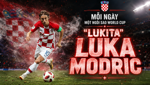 Mỗi ngày một ngôi sao World Cup: "Lukita" Luka Modric