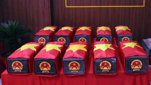 Đã quy tập 93 bộ hài cốt liệt sĩ và 2 bộ hài cốt liệt sĩ tập thể tại Công viên Lê Thị Riêng