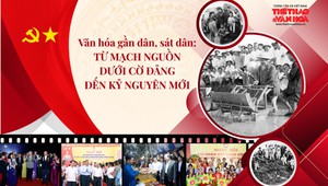 Văn hóa gần dân, sát dân: Từ mạch nguồn dưới cờ Đảng đến kỷ nguyên mới