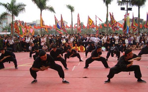 80 đoàn dự tranh giải VĐ giải võ thuật cổ truyền HN lần thứ 26