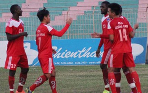 Thắng The Vissai Ninh Bình, QNK Quảng Nam vô địch Giải bóng đá Thanh - Nghệ 2013