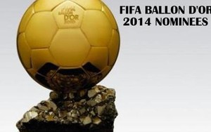 Công bố danh sách rút gọn ứng viên Quả bóng vàng và HLV xuất sắc nhất năm 2014